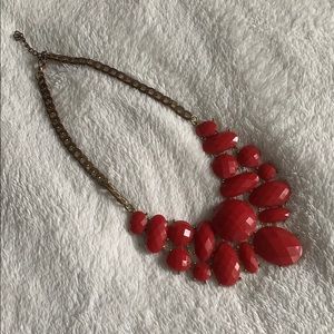 Red Statement Necklace